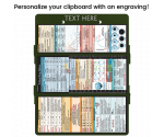 WhiteCoat Clipboard® Trifold - Army Green Critical Care Edition